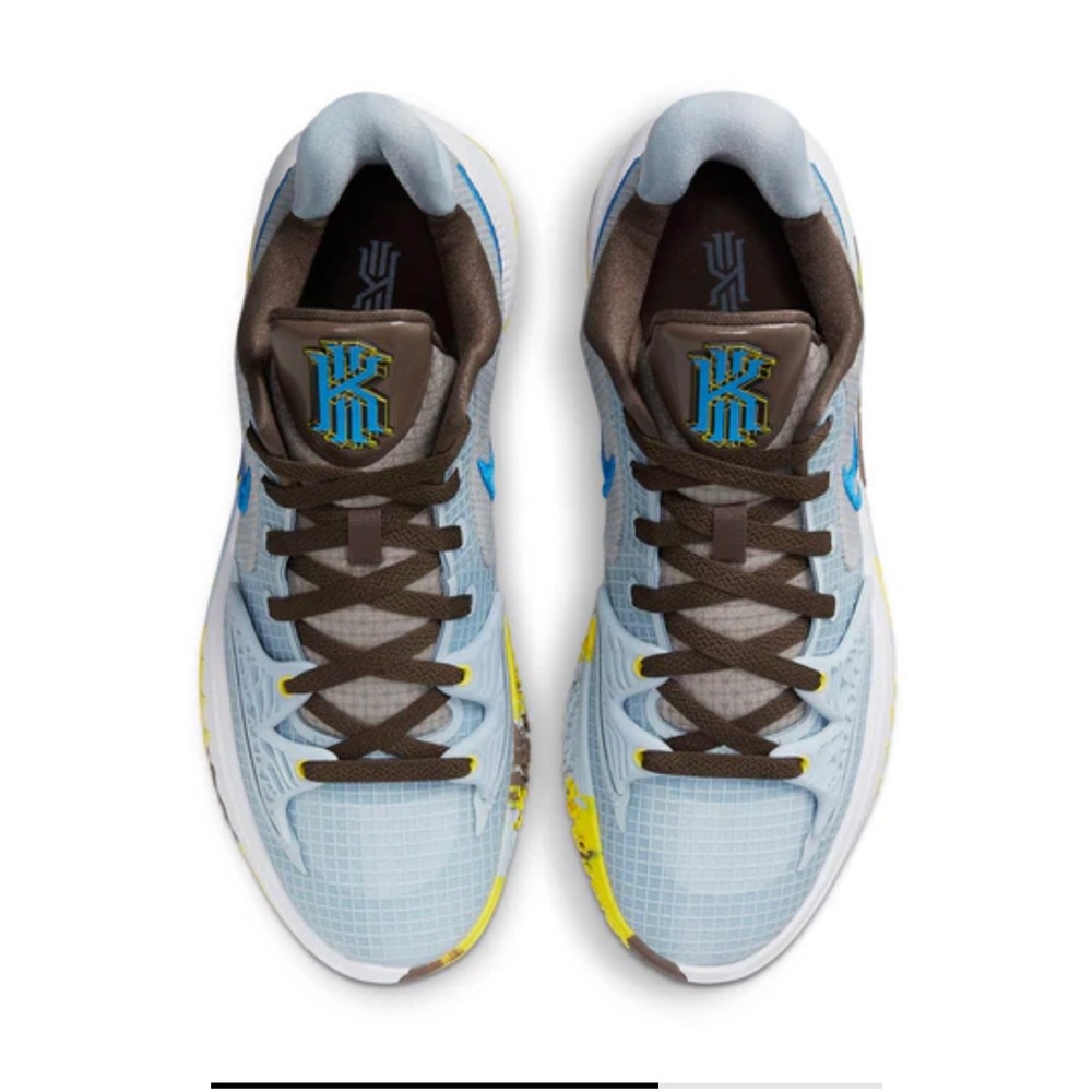 Good condition Nike Kyrie Low 4 'Light Armory Blue' CW3985-400 size 11